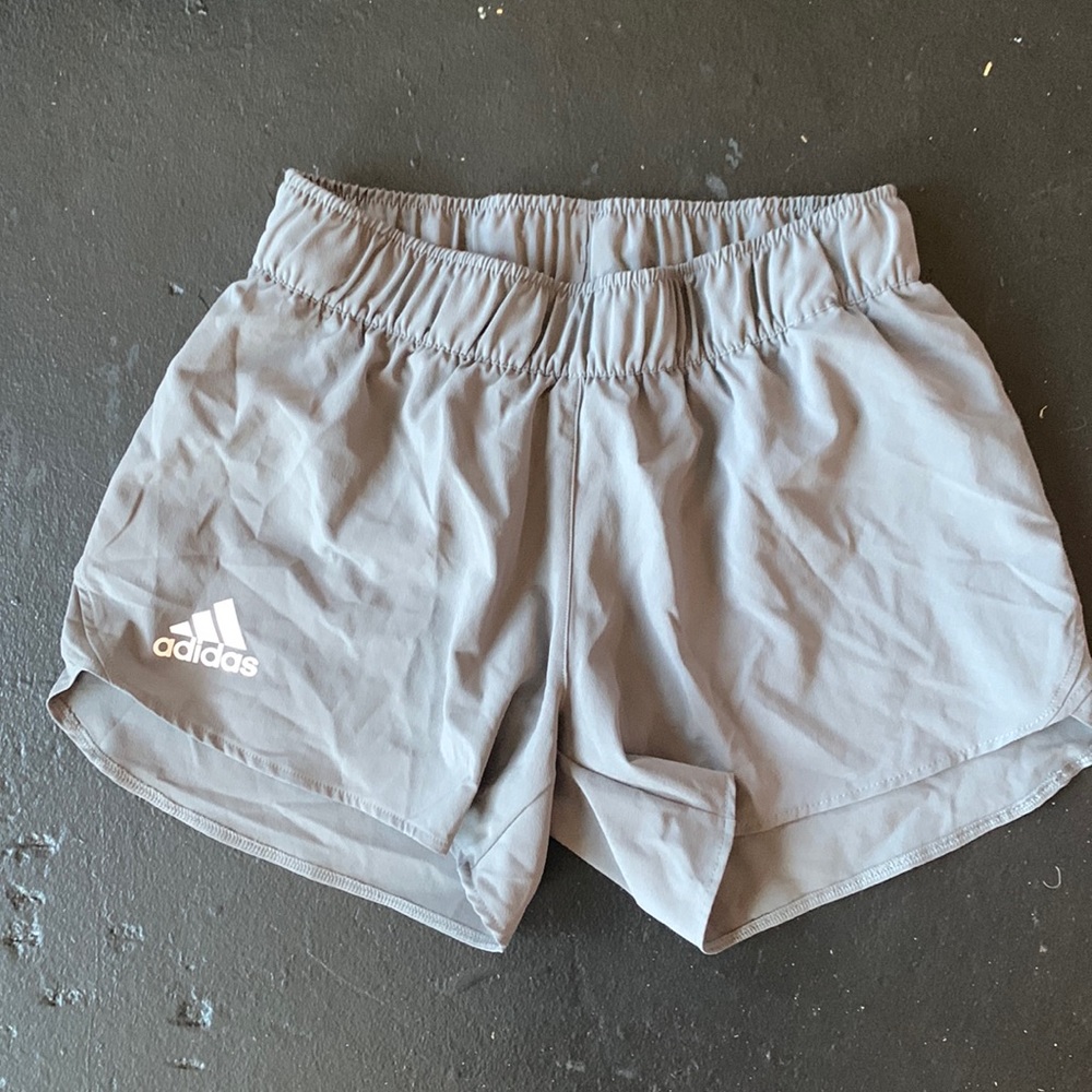 Womens Adidas Primegreen Shorts Size S Gray NWOT